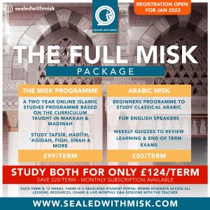 The Misk Programme + Arabic Classes (EVERY TERM) - Scholarship
